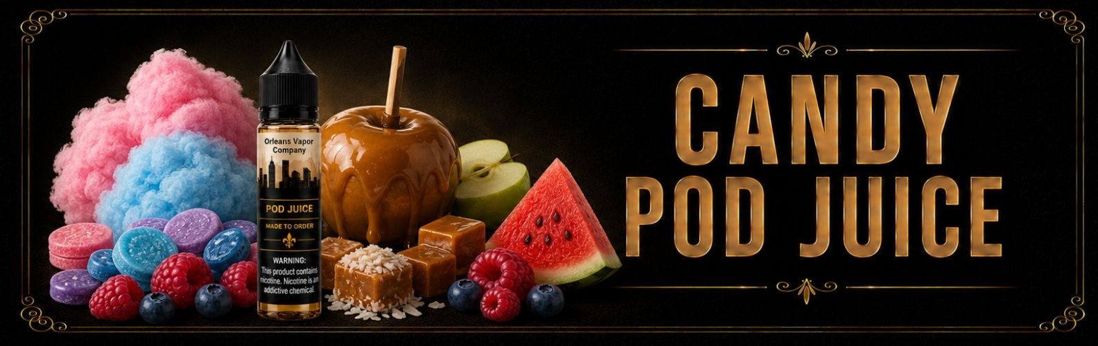 Candy Pod Juice from Orleans Vapor Company